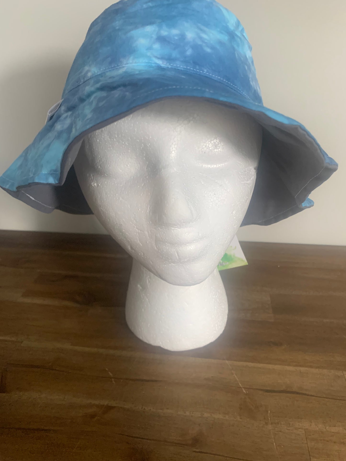 Bucket Hat - Custom Tie Dye - Blue