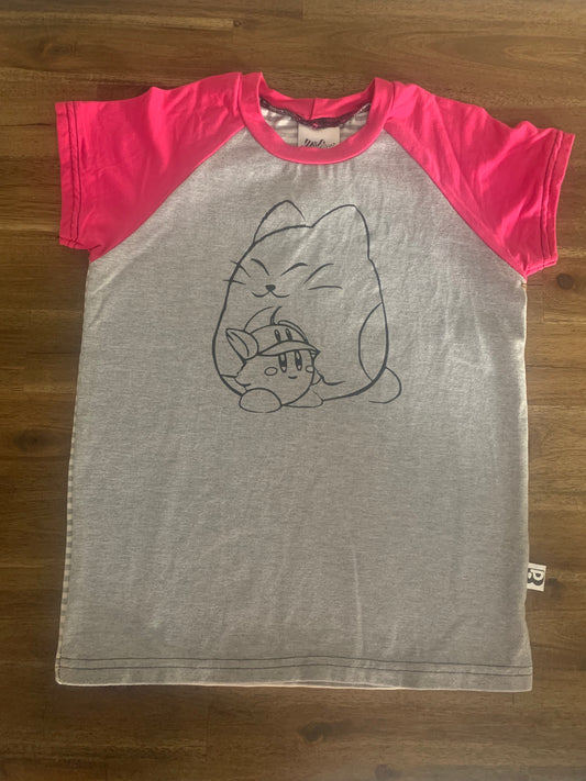 Bamboo Colour Me T-Shirt - Pink Grey