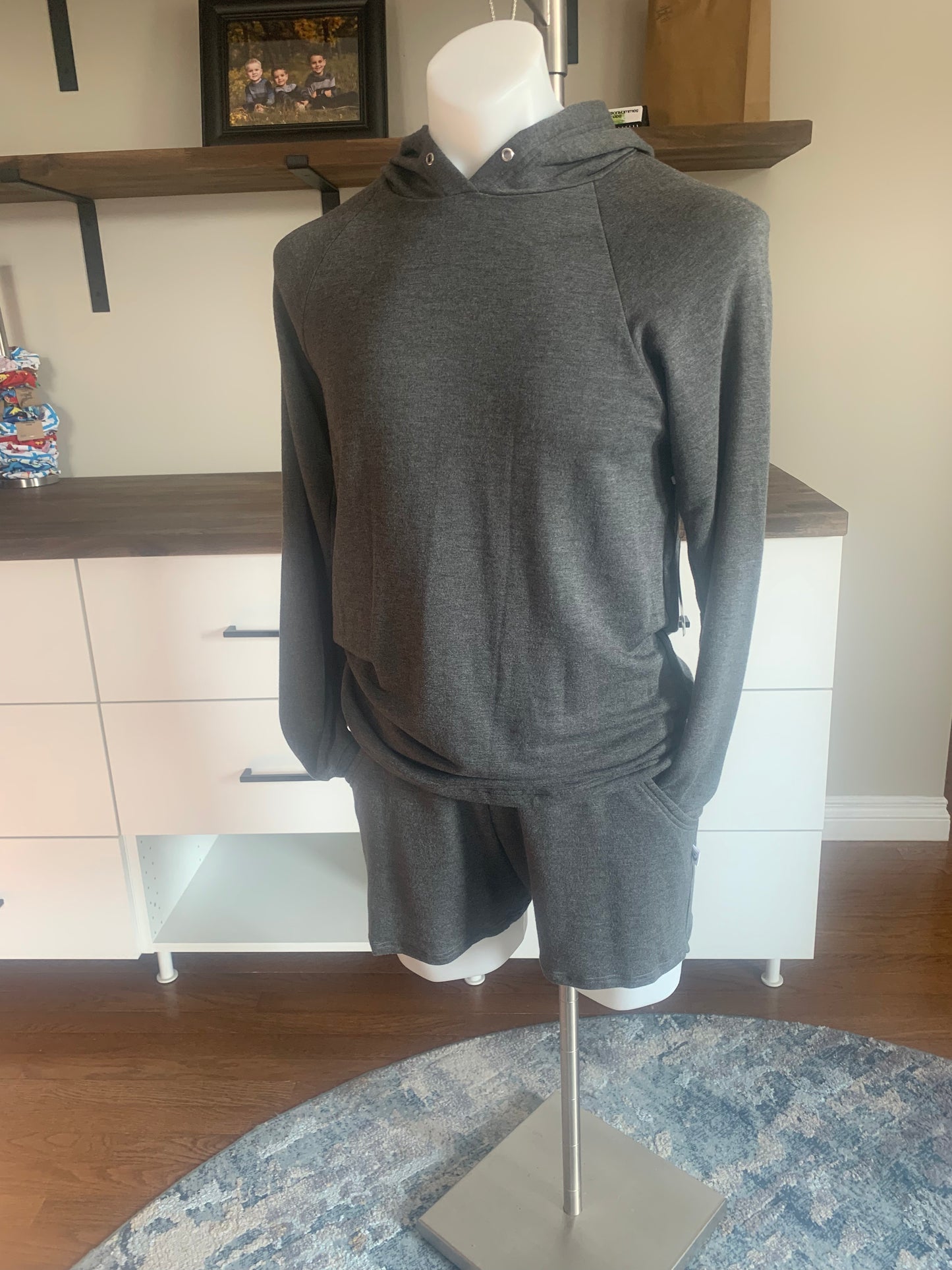 Bamboo Hoodies - Charcoal Grey Mix