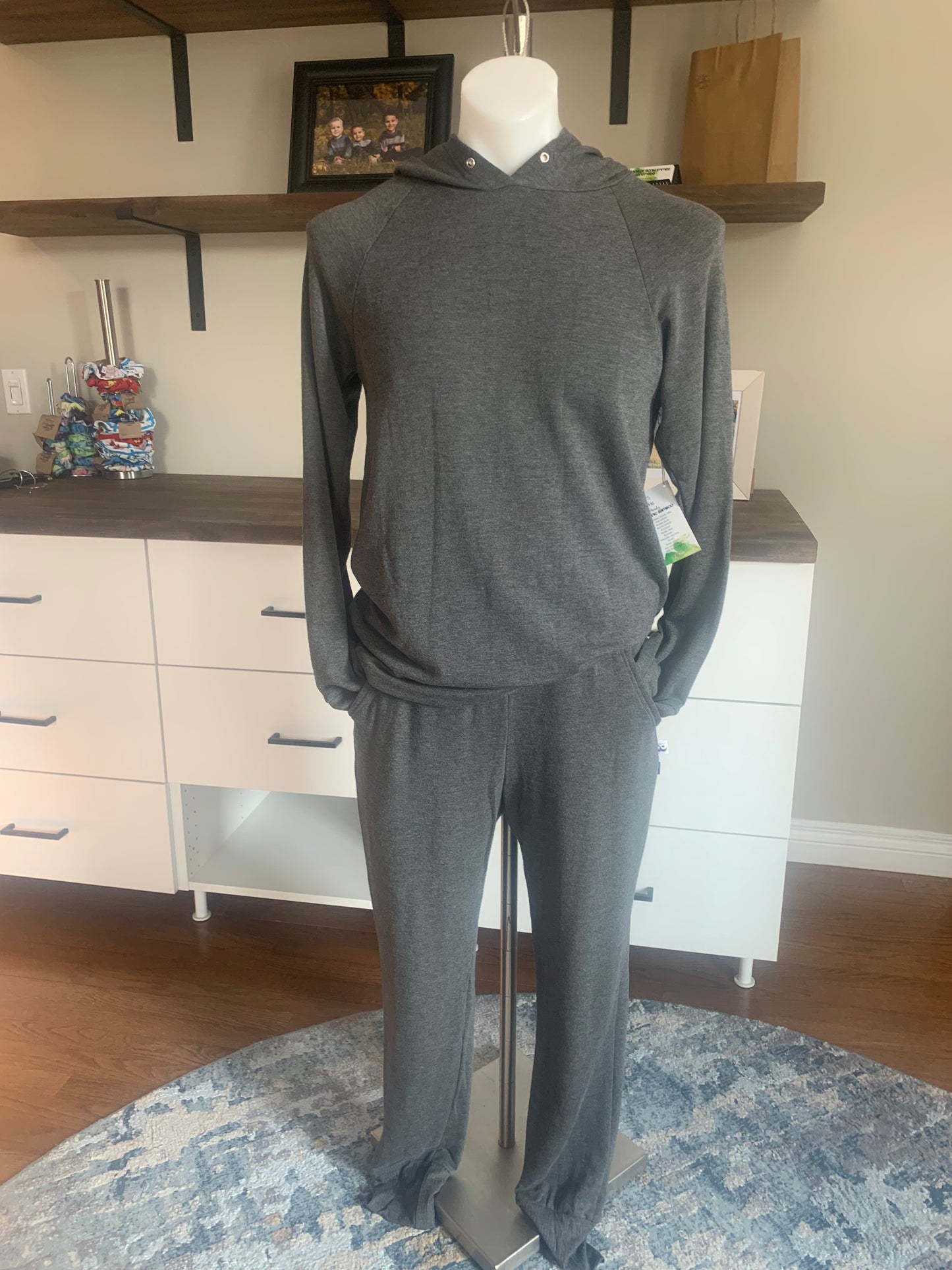 Bamboo Hoodies - Charcoal Grey Mix