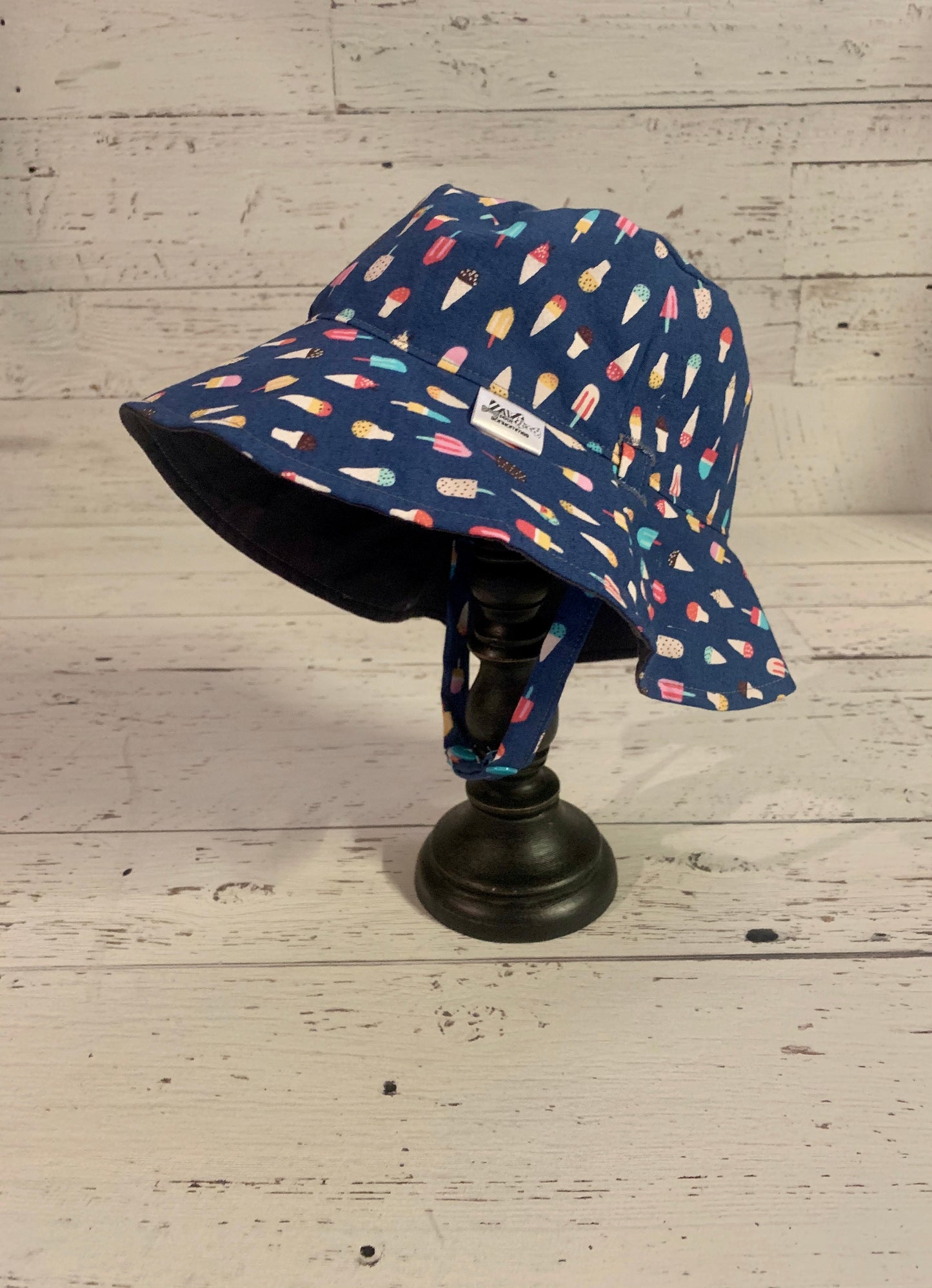 Bucket Hat - Ice Cream Popsicles on Navy