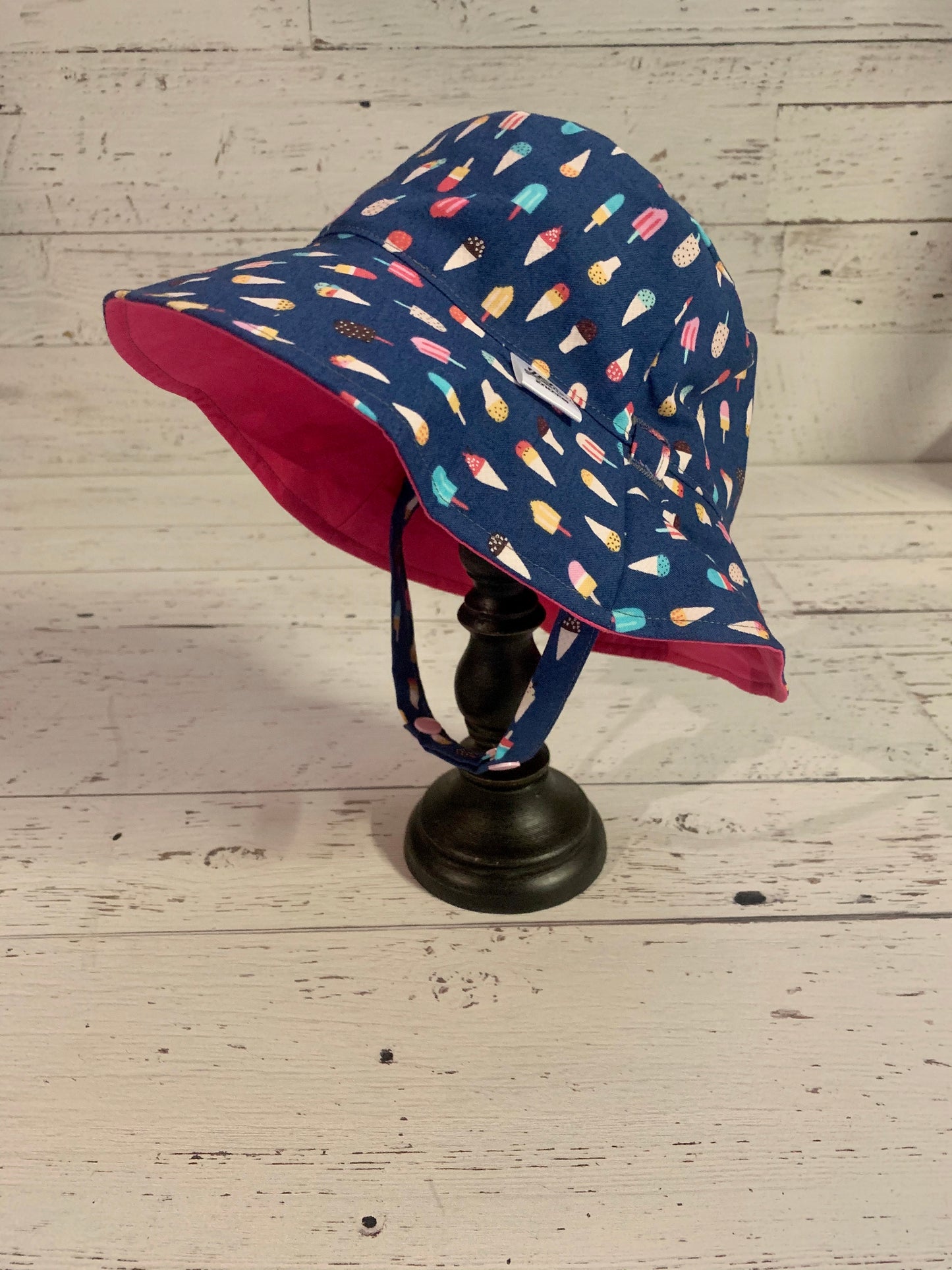 Bucket Hat - Ice Cream Popsicles on Navy