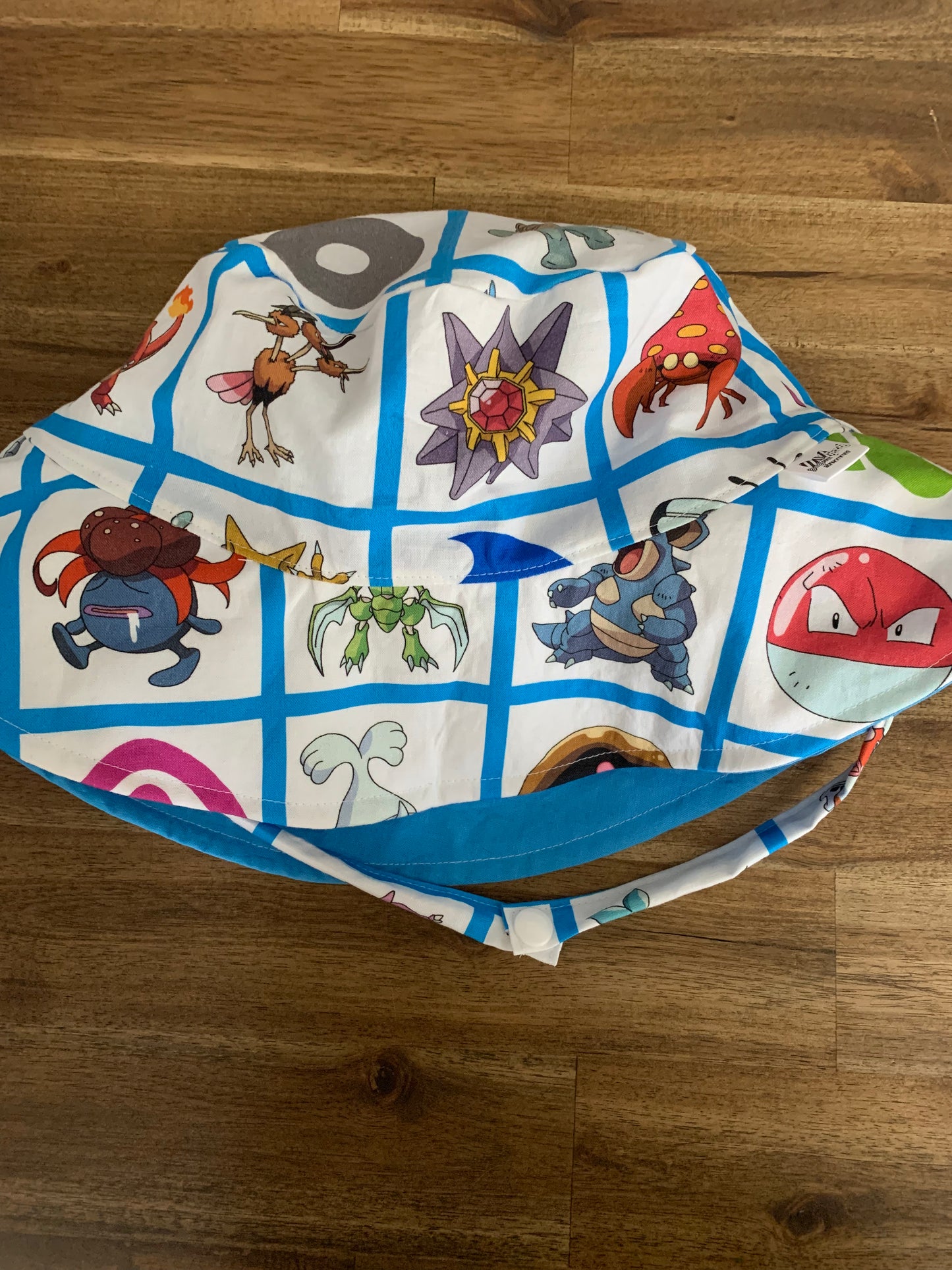 Bucket Hat - Pokemon Multi on White