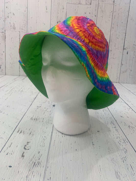 Bucket Hat - Rainbow Tie Dye