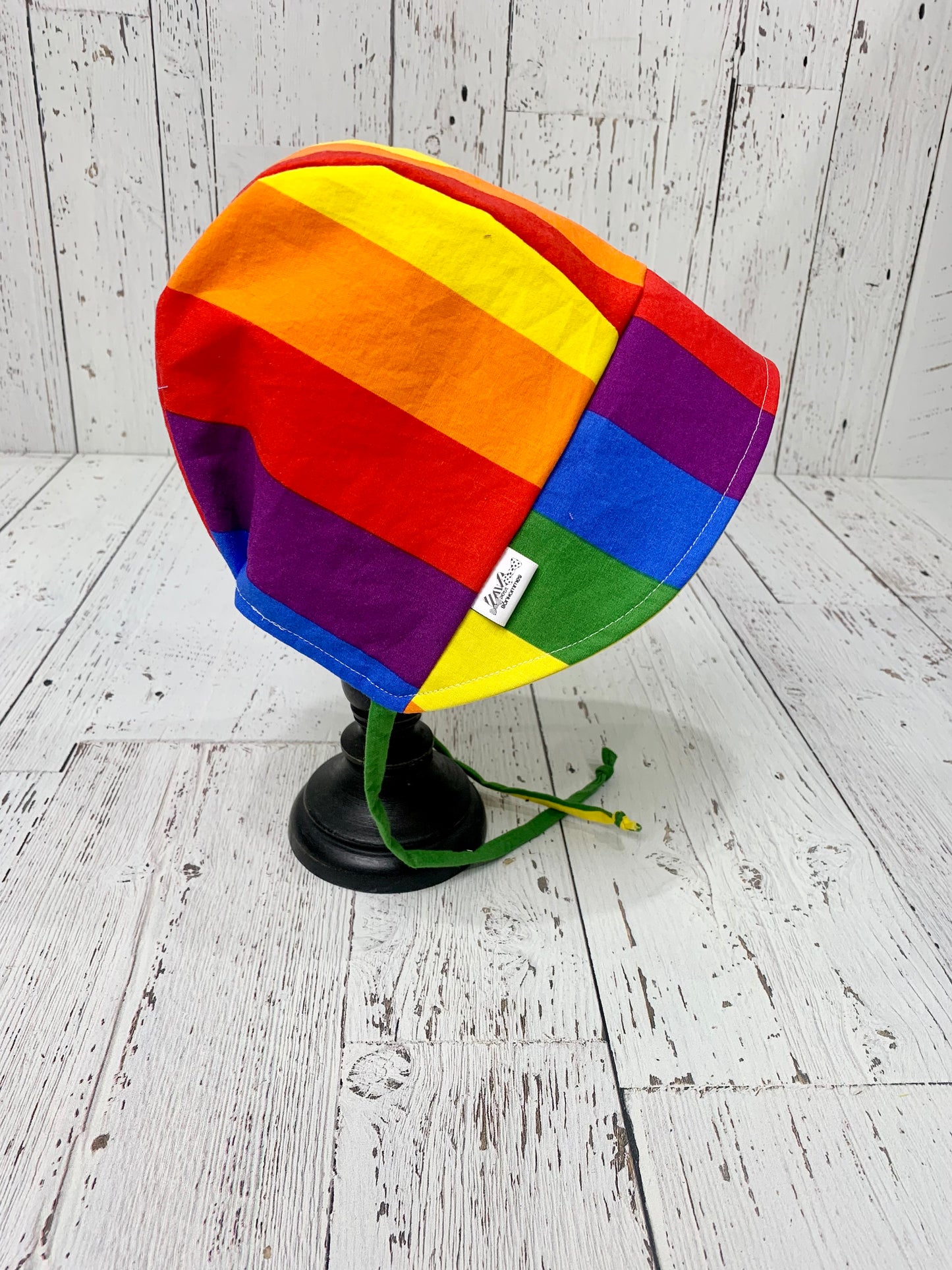 Bonnet - Rainbow Stripes Pride