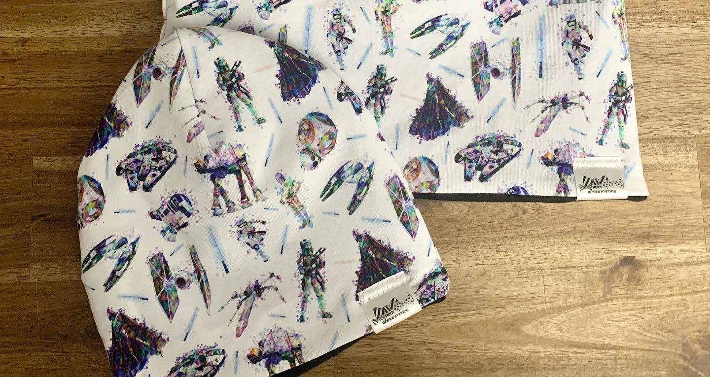 Slouchy Toque - Watercolour Star Wars