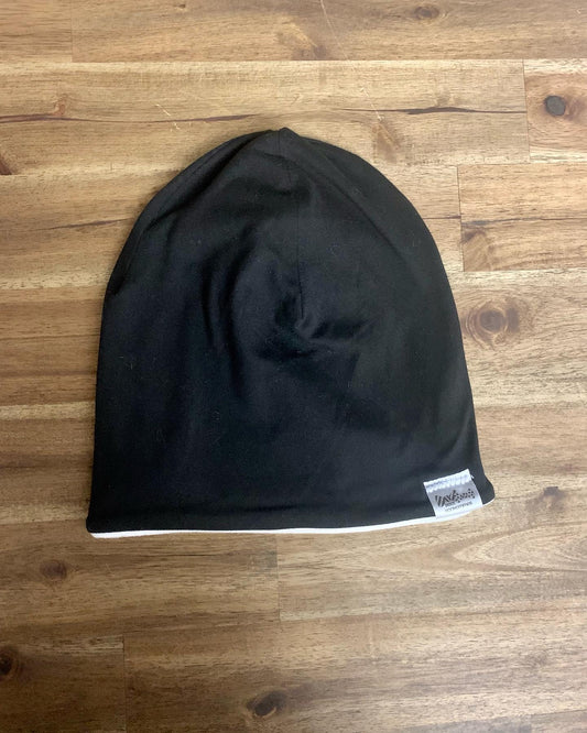 Slouchy Toque - Black Solid