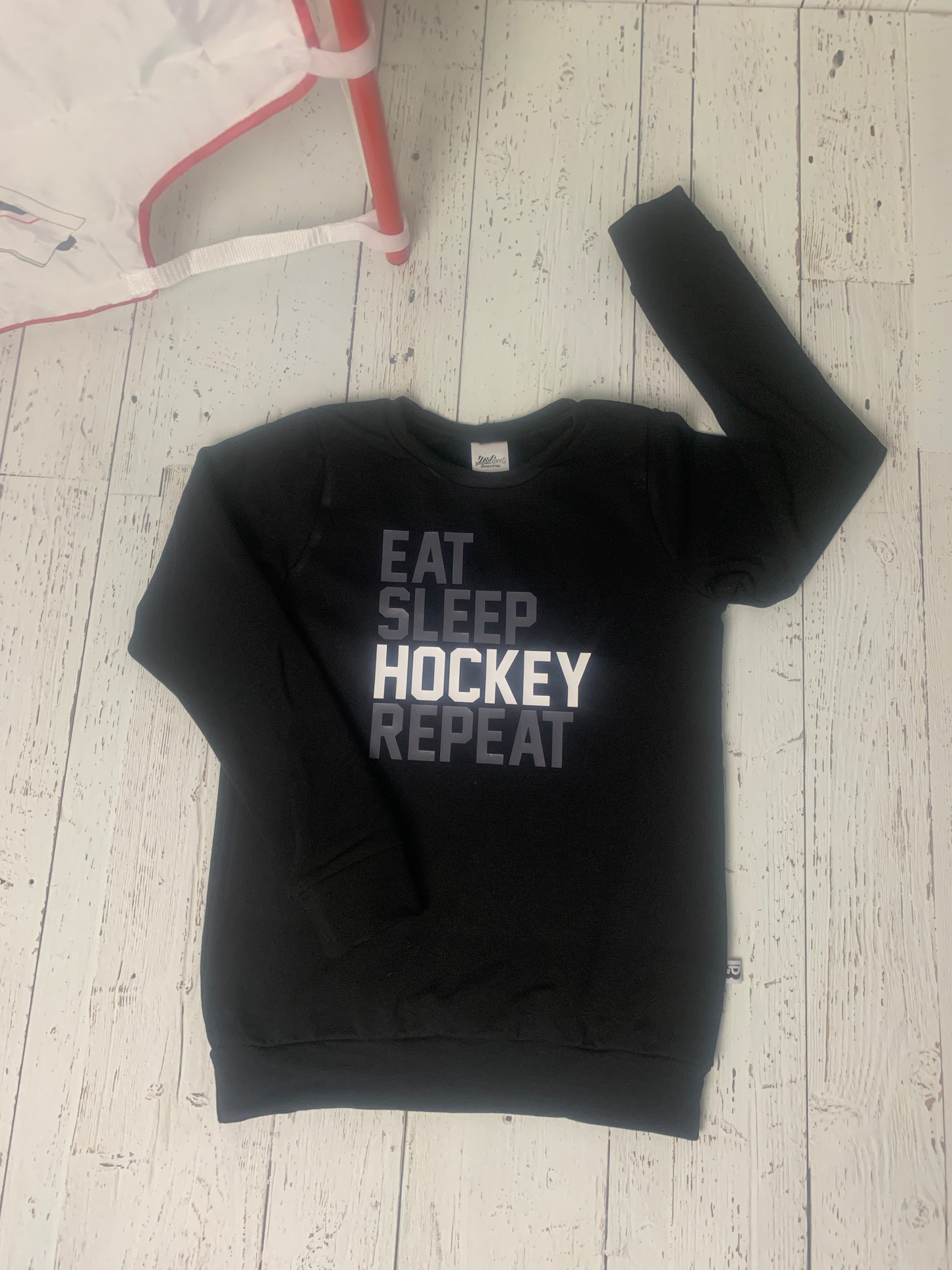 Bamboo Unisex Pullover Sweater - Eat Sleep Hockey Repeat