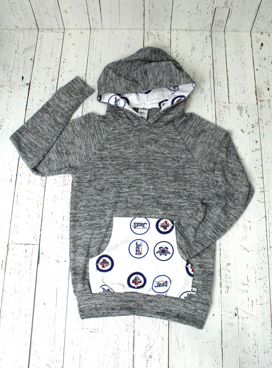 Unisex Sports Hoody - Jets Whiteout