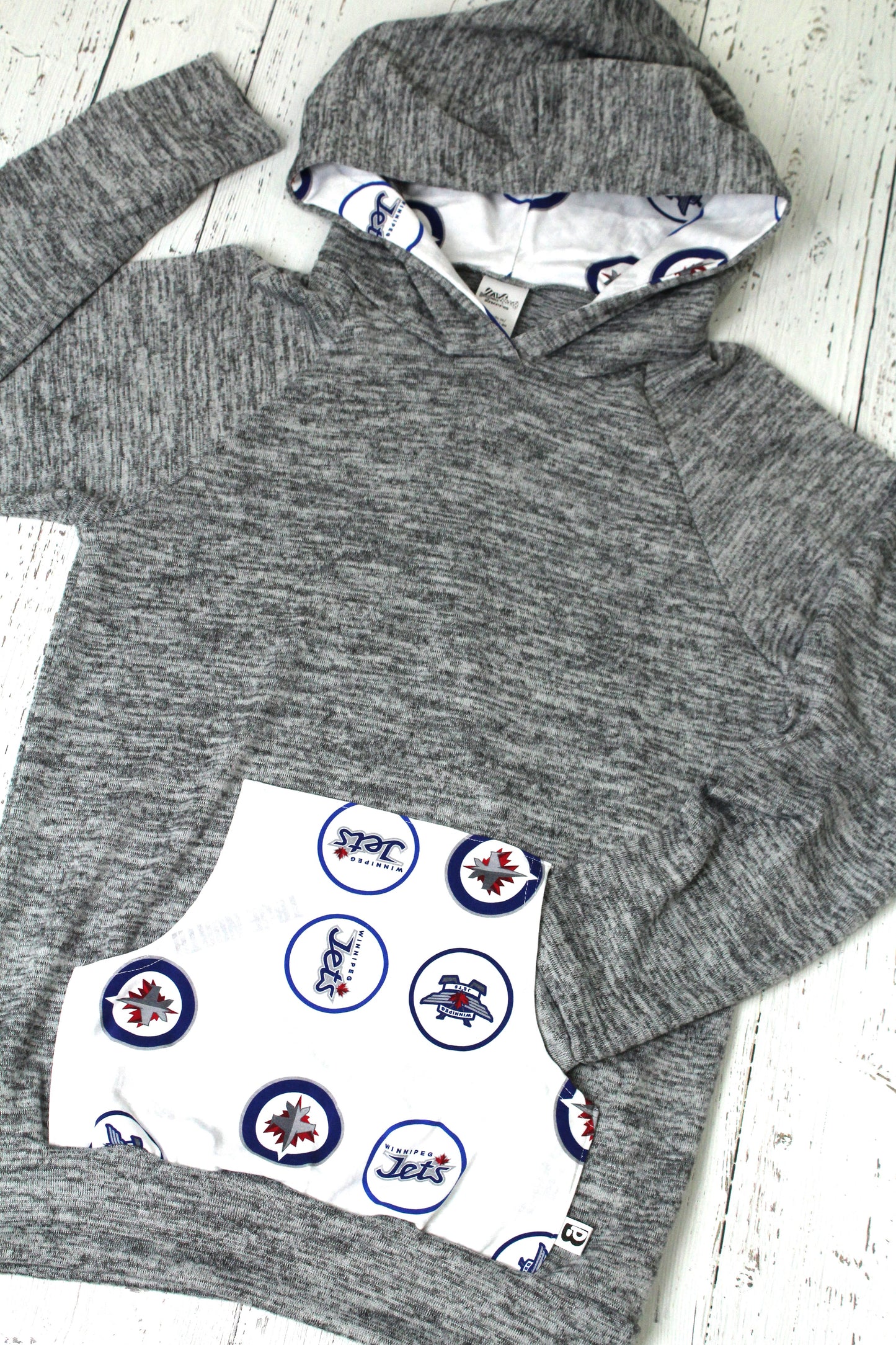 Unisex Sports Hoody - Jets Whiteout