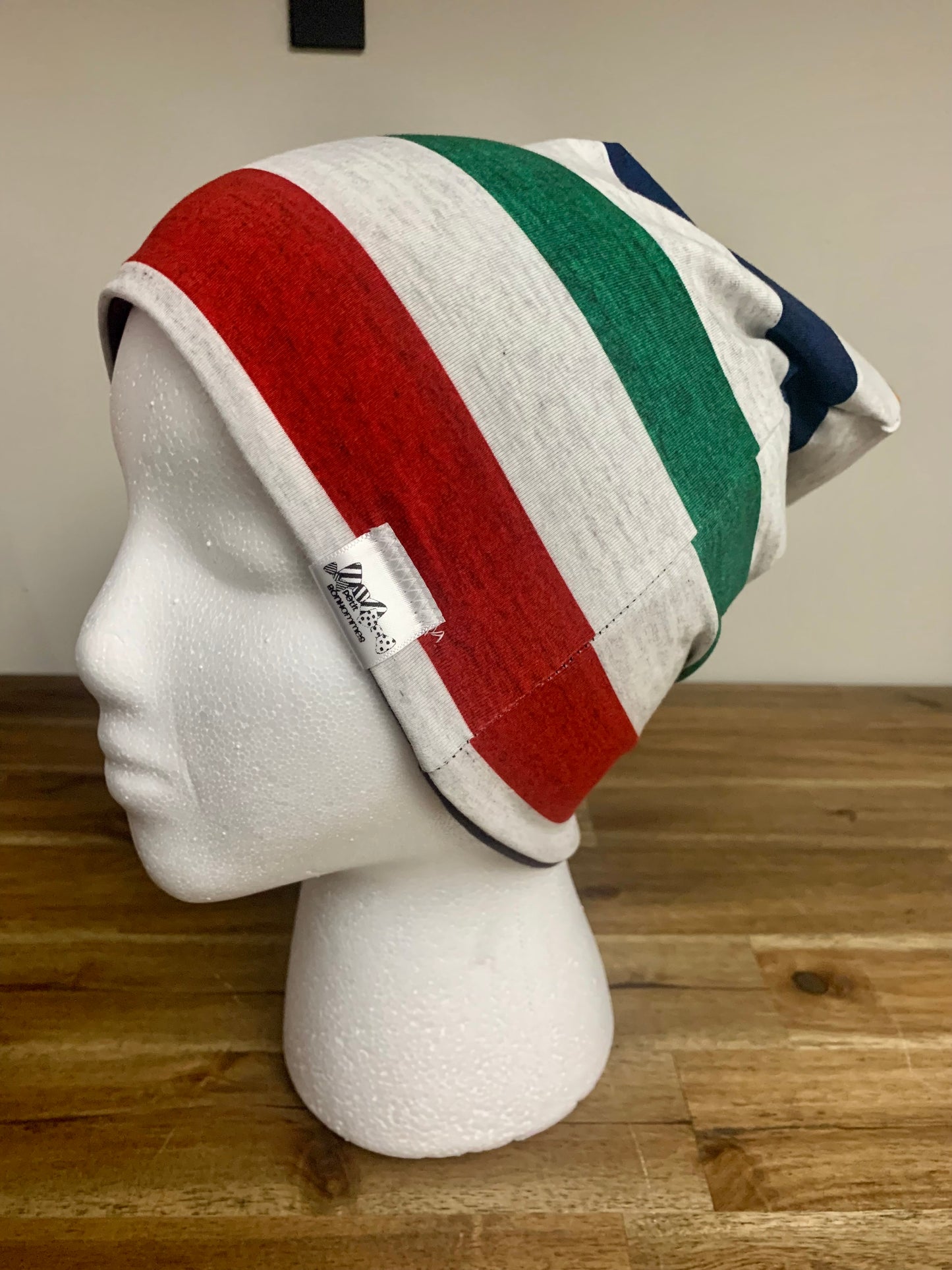 Slouchy Toque - Primary Stripes