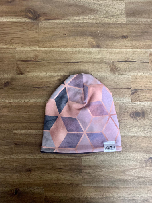 Slouchy Toque - Rose Gold Geometric