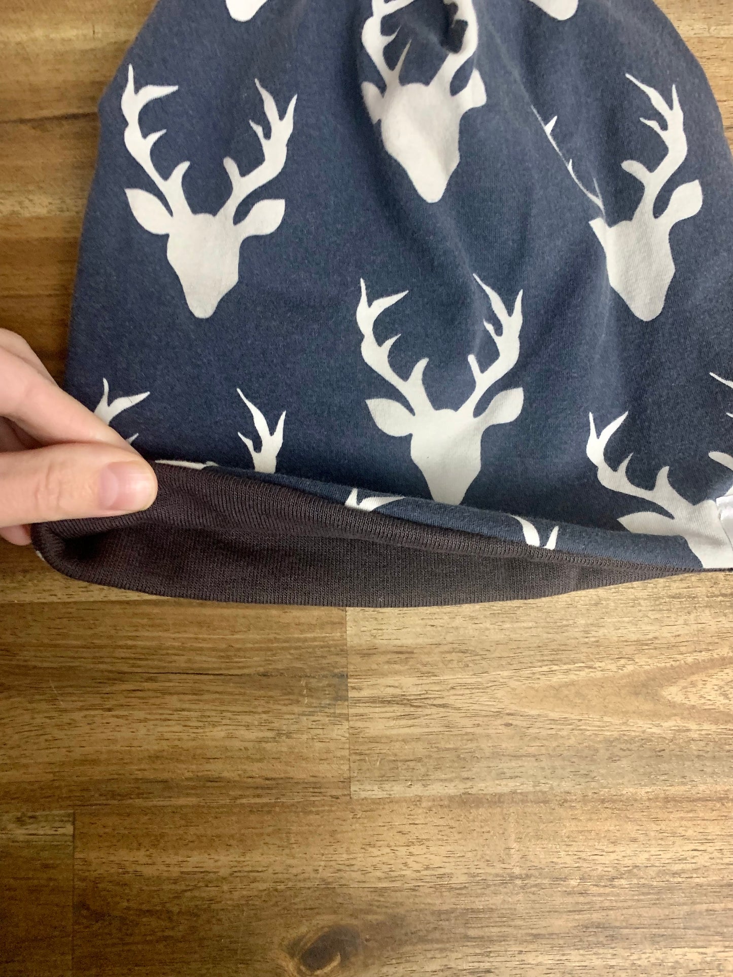 Slouchy Toque - Twilight Navy Buck Deer