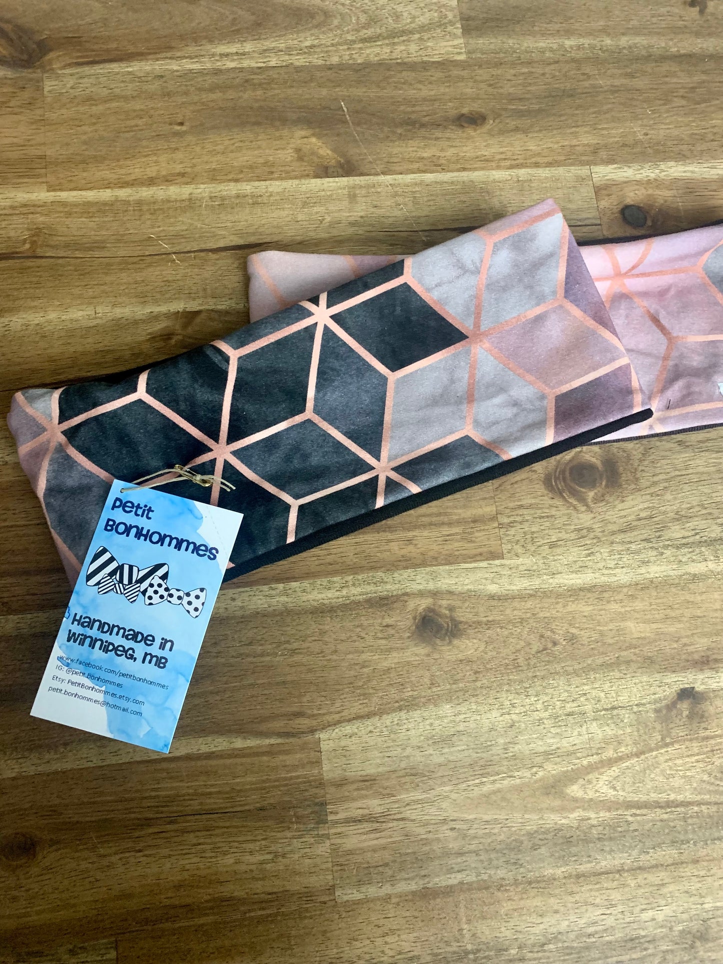 Ear Warmer - Rose Gold Geometric