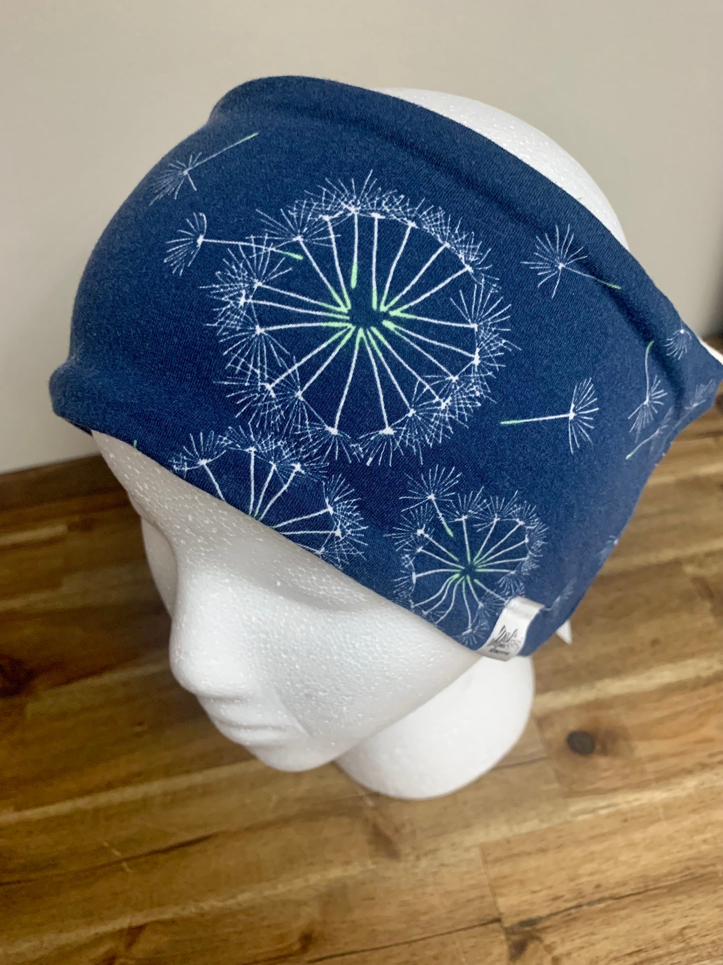 Ear Warmer - Navy Dandelions