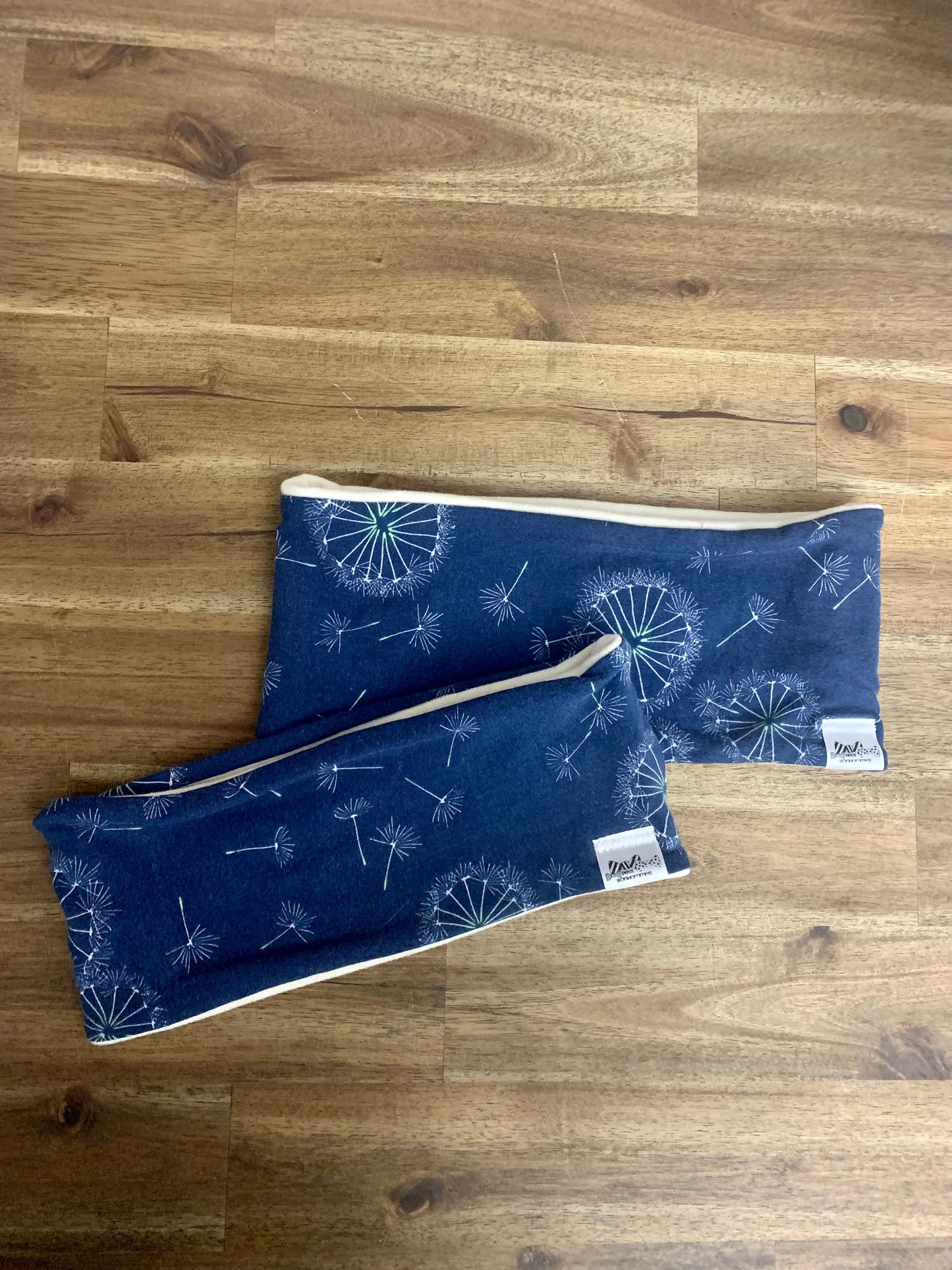 Ear Warmer - Navy Dandelions