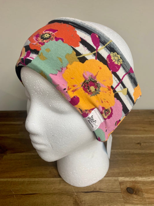 Ear Warmer - Floral Stripe