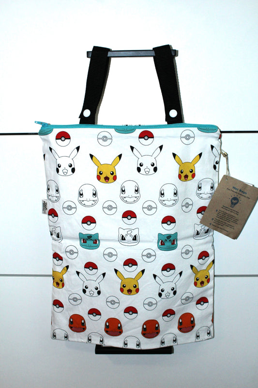 Wet Bag - Pokemon Starters Sketch on White