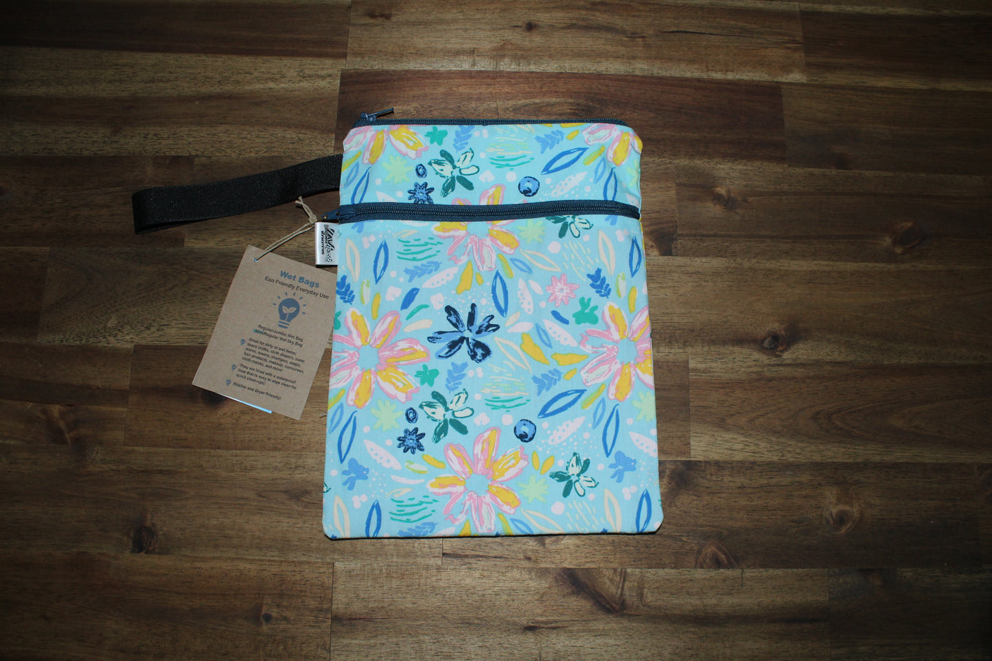 Wet Bag - Summer Daze Floral on Blue
