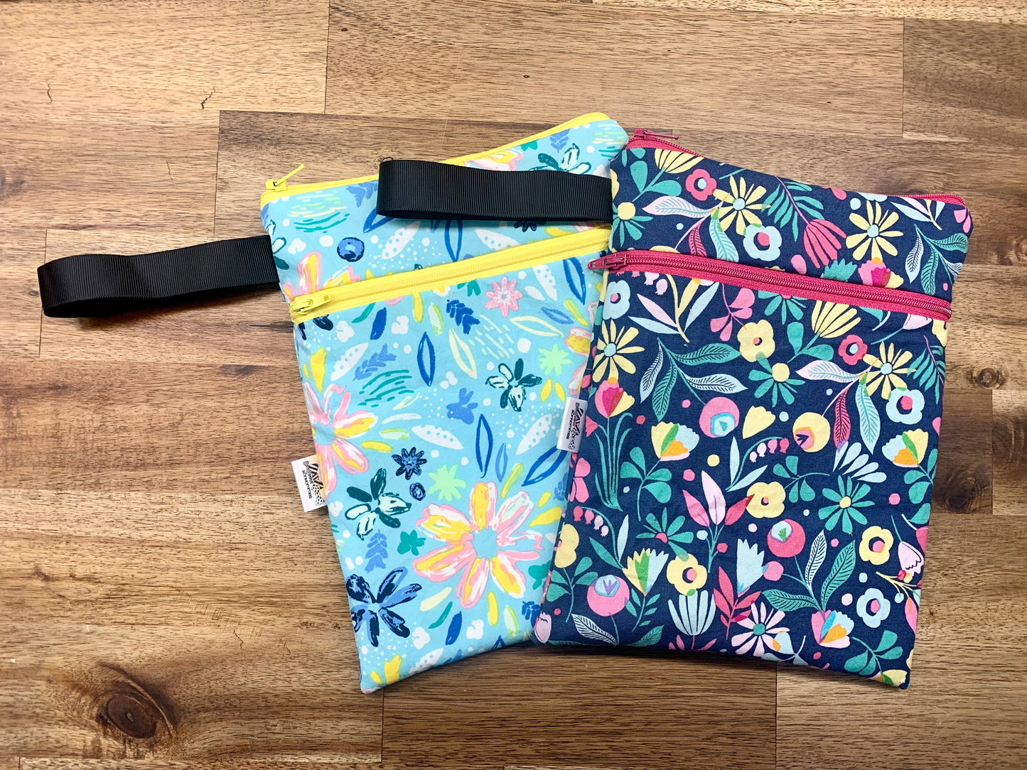 Wet Bag - Summer Daze Floral on Blue