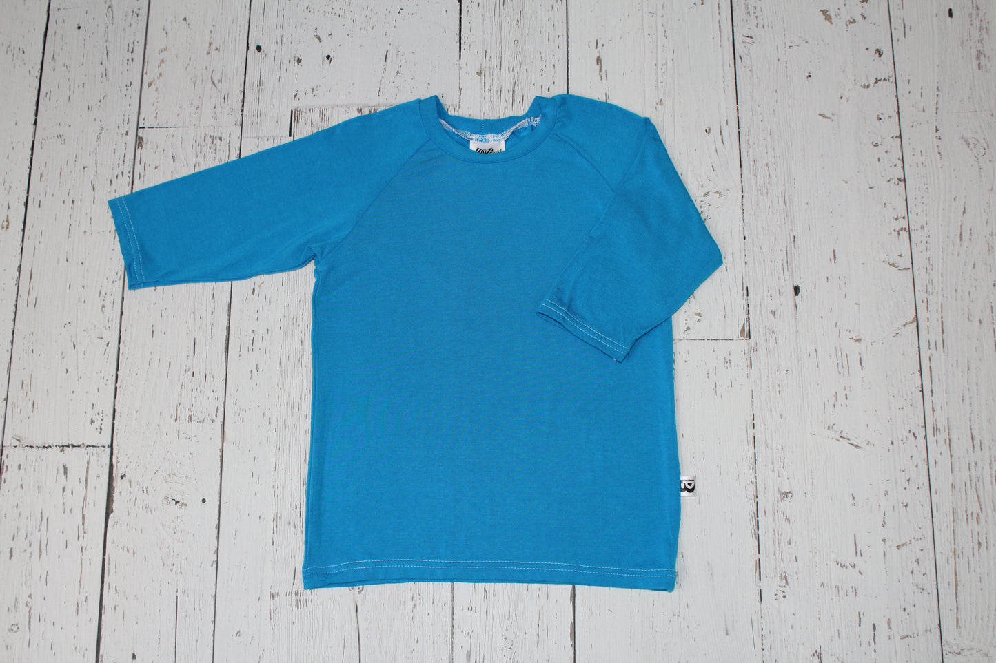 Bamboo Raglan - Electric Blue