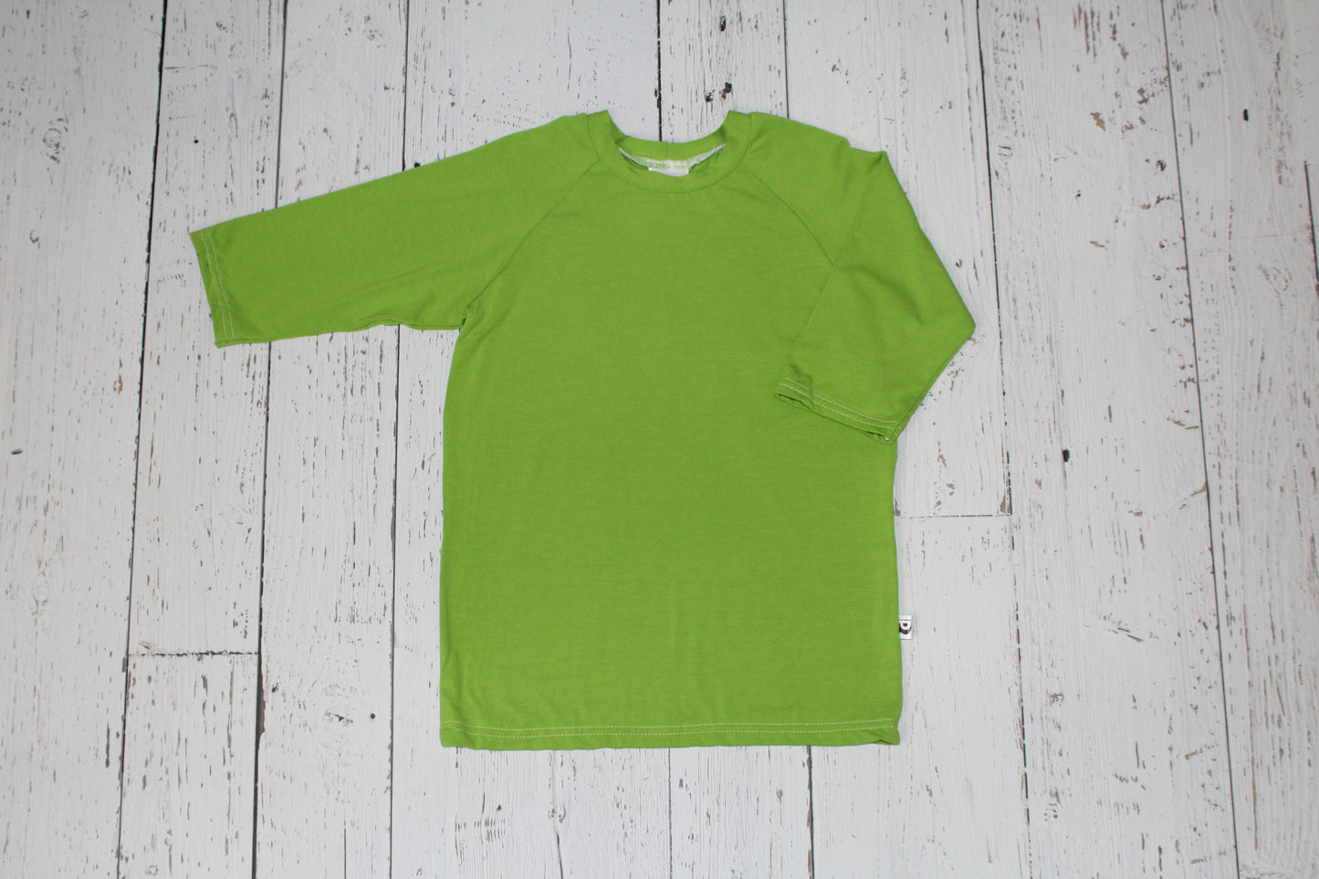 Bamboo Raglan - Neon Green