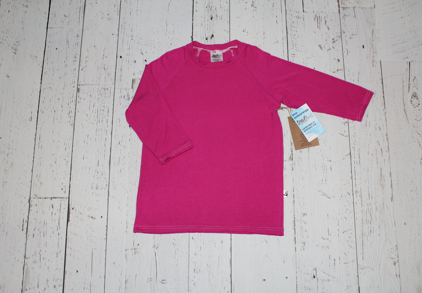 Bamboo Raglan - Neon Pink