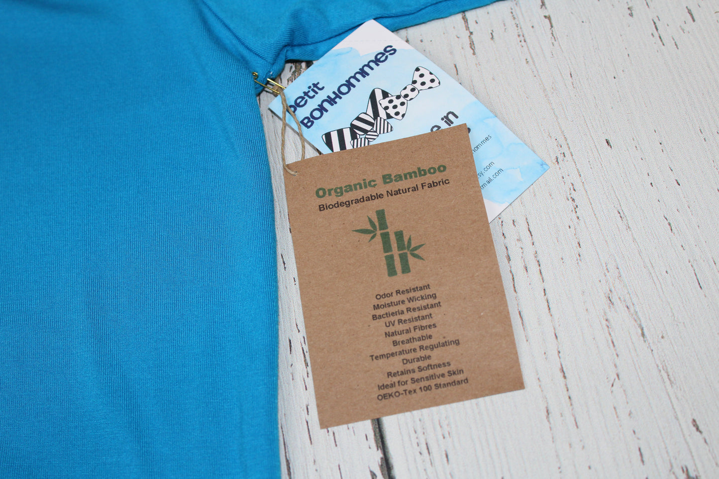 Bamboo Raglan - Electric Blue