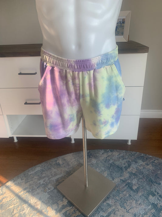 Bamboo Jogger Shorts Tie Dye - Pastel