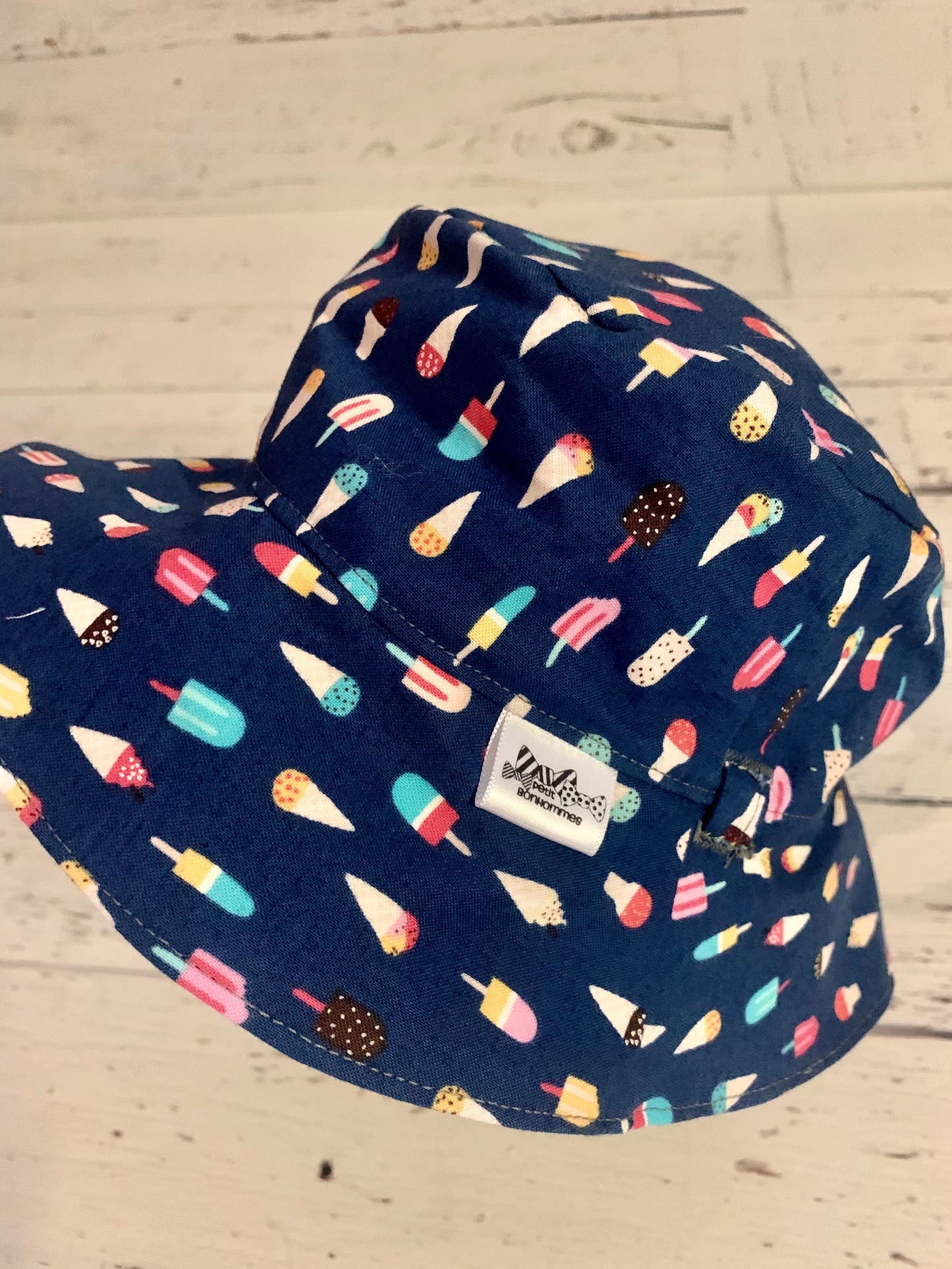 Bucket Hat - Ice Cream Popsicles on Navy