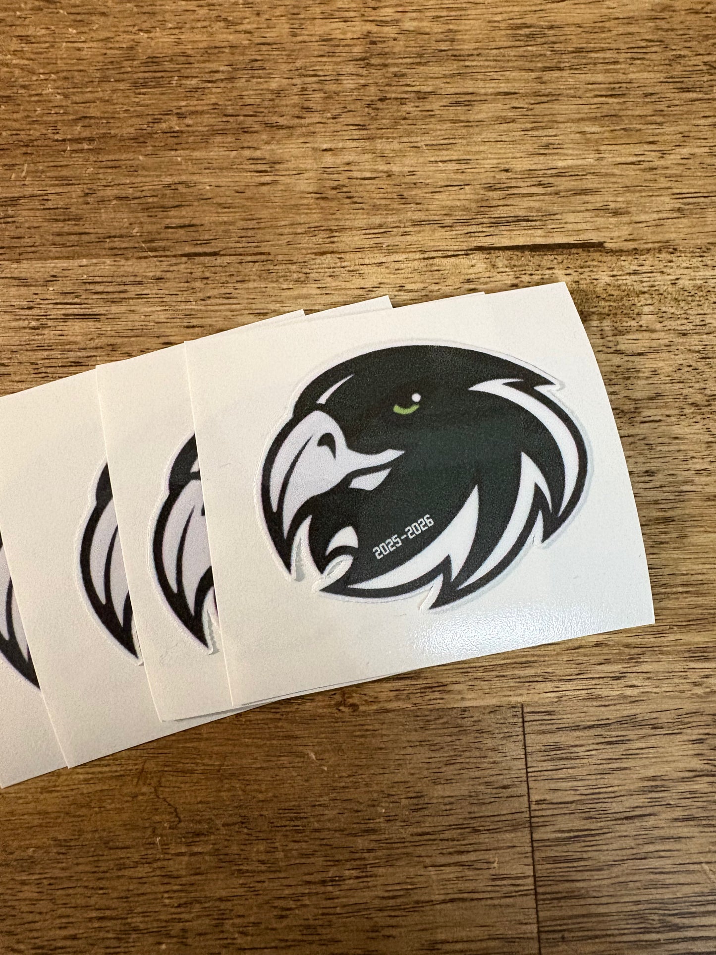 Custom Decals - Sports Team Logo Jersey Number Custom Design - Water Bottles Helmets