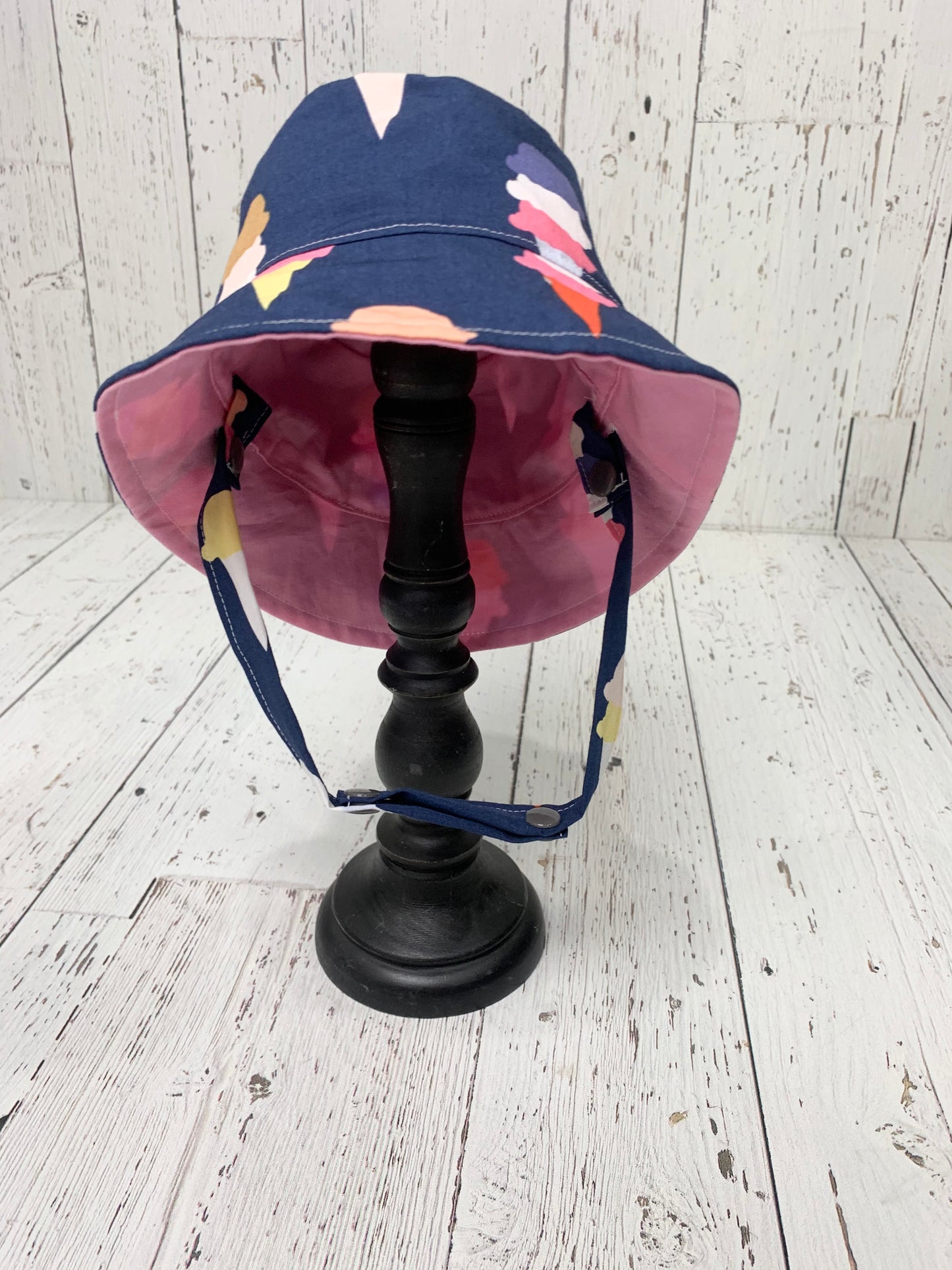 Bucket Hat - Ice Cream Cones on Navy