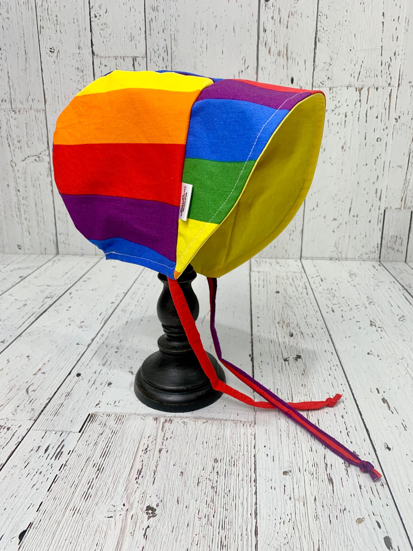 Bonnet - Rainbow Stripes Pride