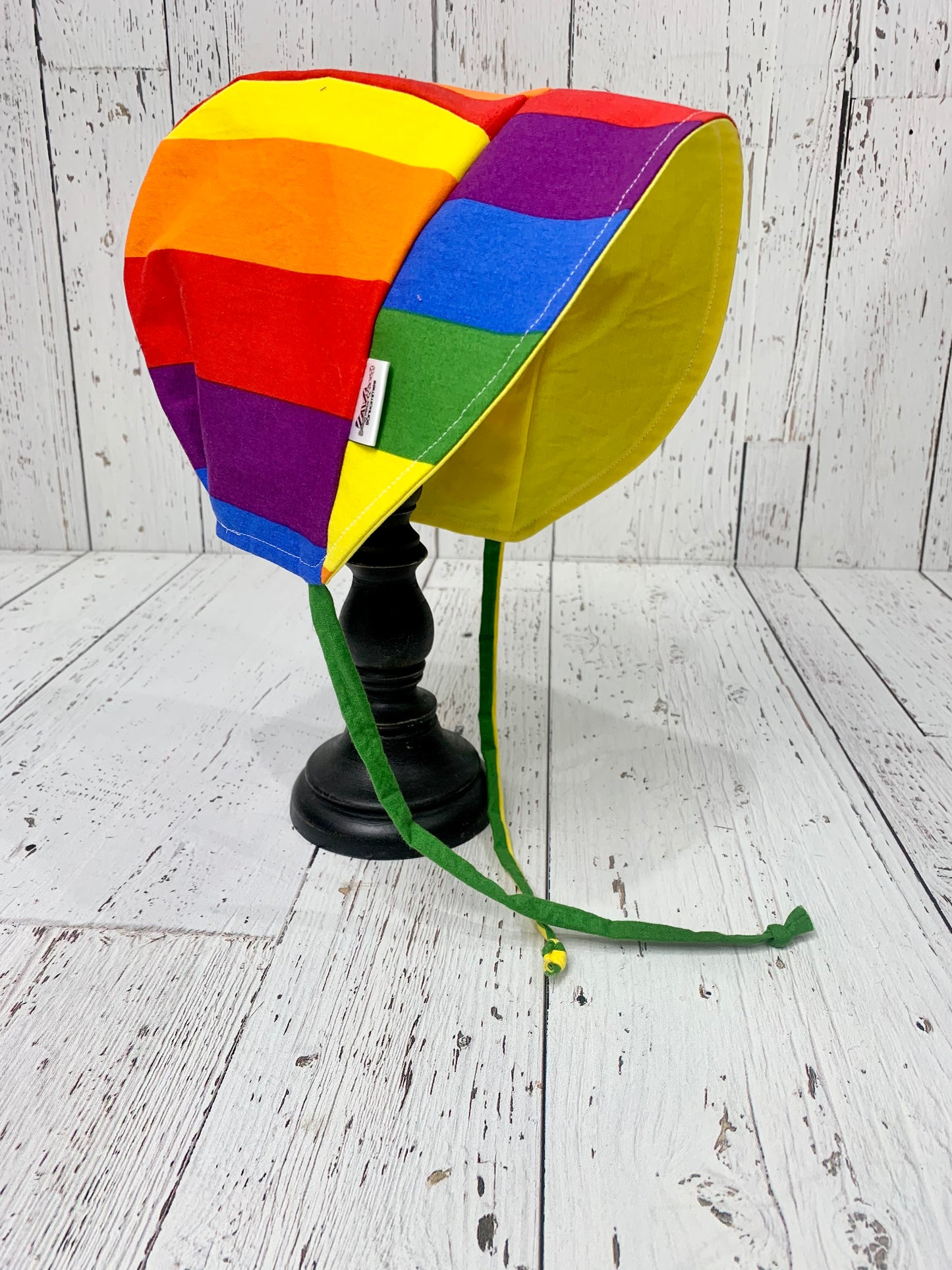 Bonnet - Rainbow Stripes Pride