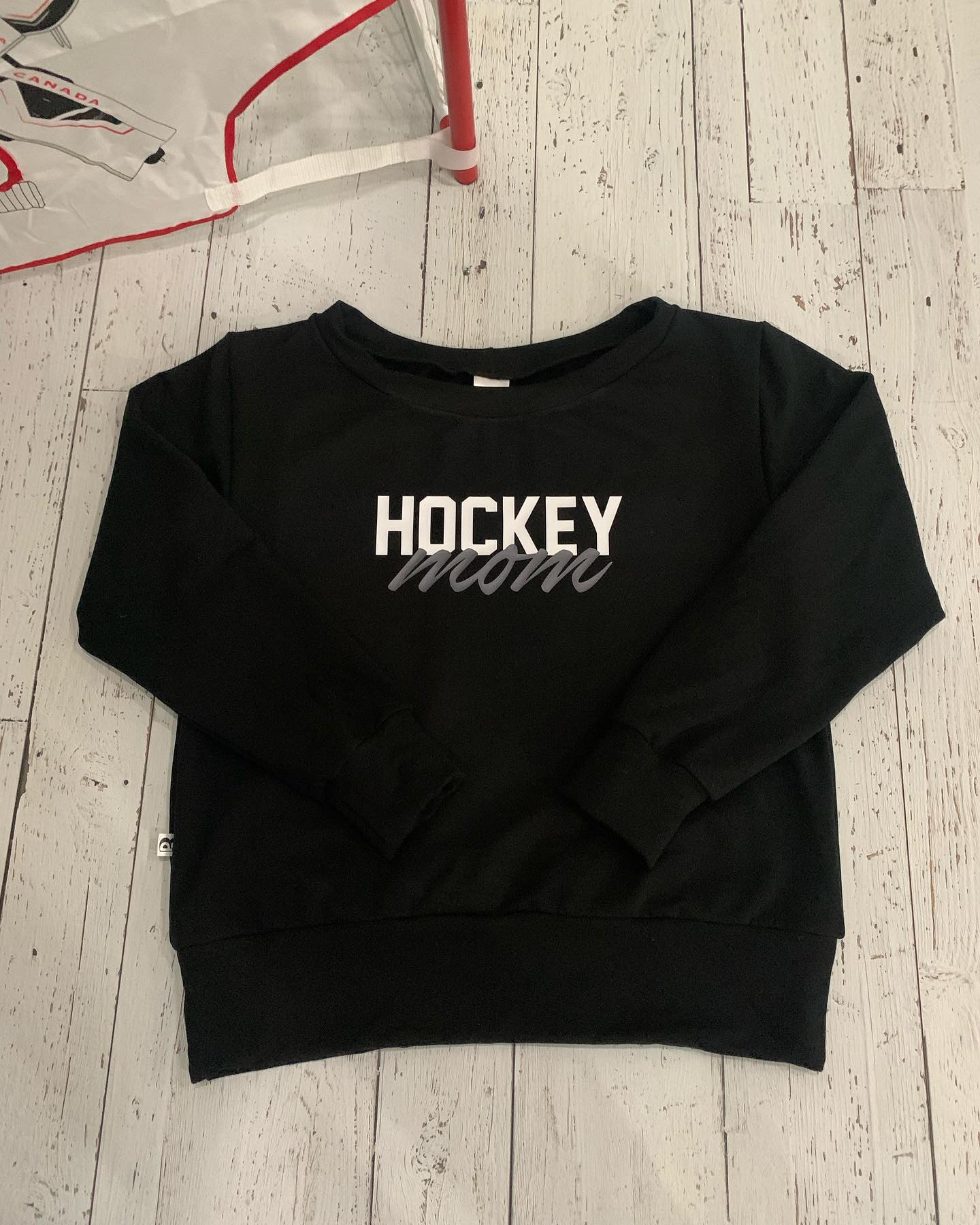 Bamboo Women's Pullover Sweater - Hockey Mom