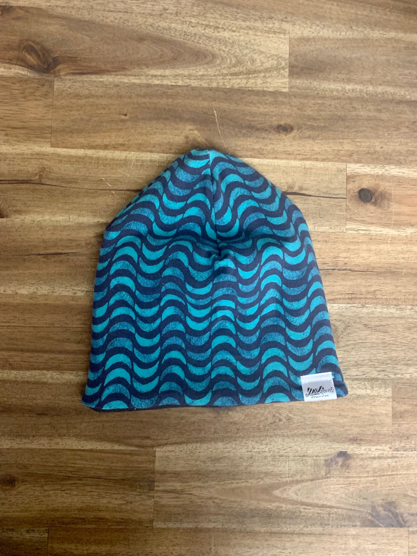 Slouchy Toque - Teal Waves