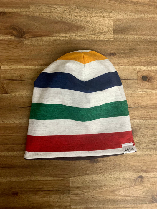 Slouchy Toque - Primary Stripes