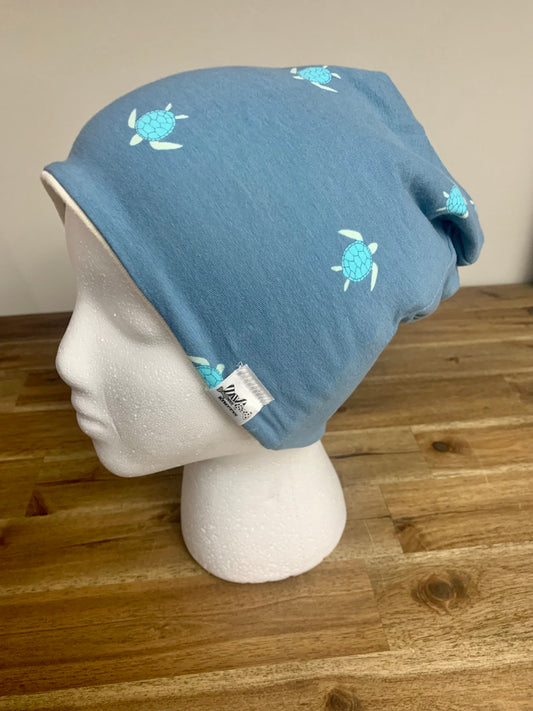 Slouchy Toque - Blue Turtles
