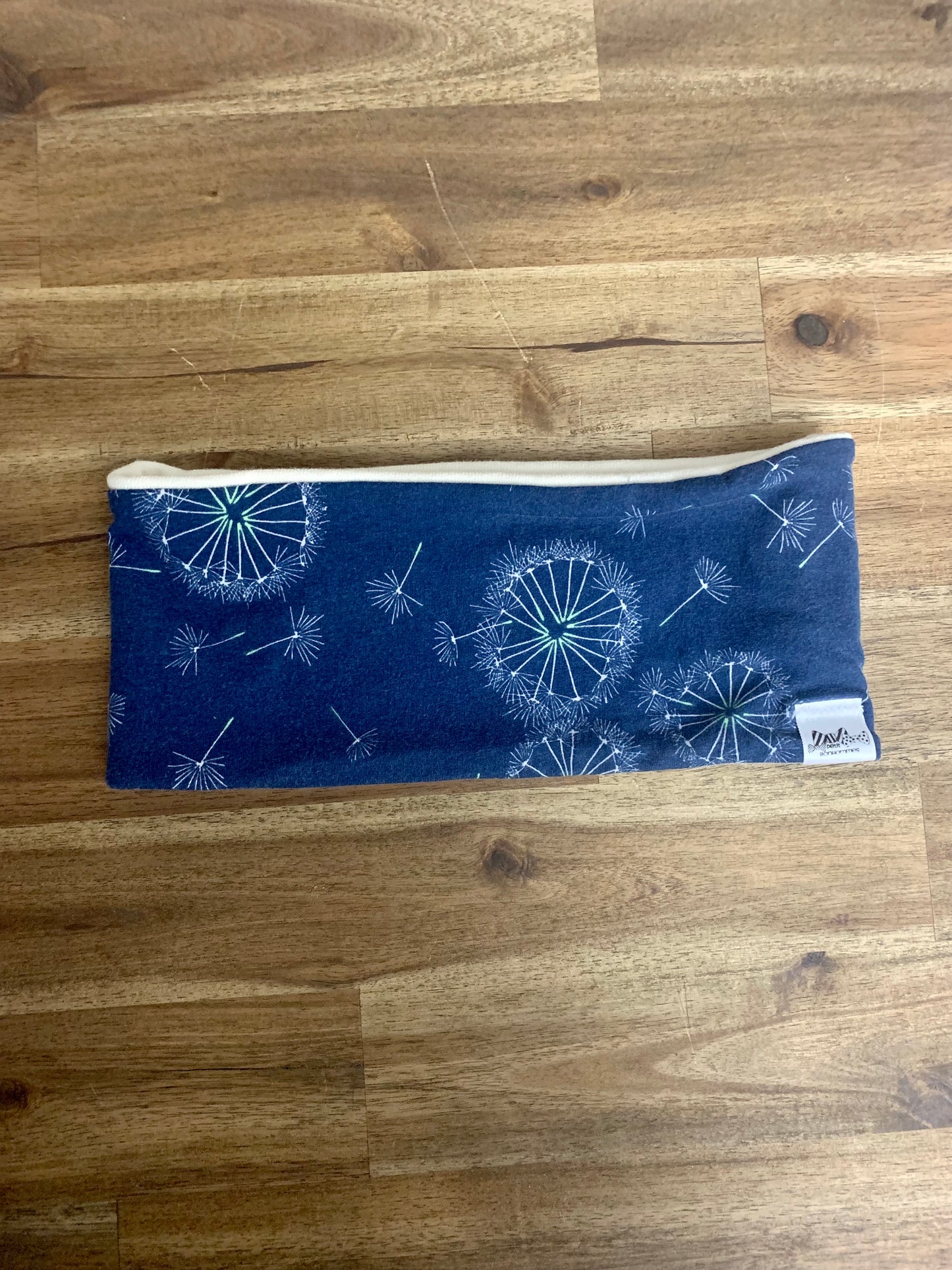 Ear Warmer - Navy Dandelions