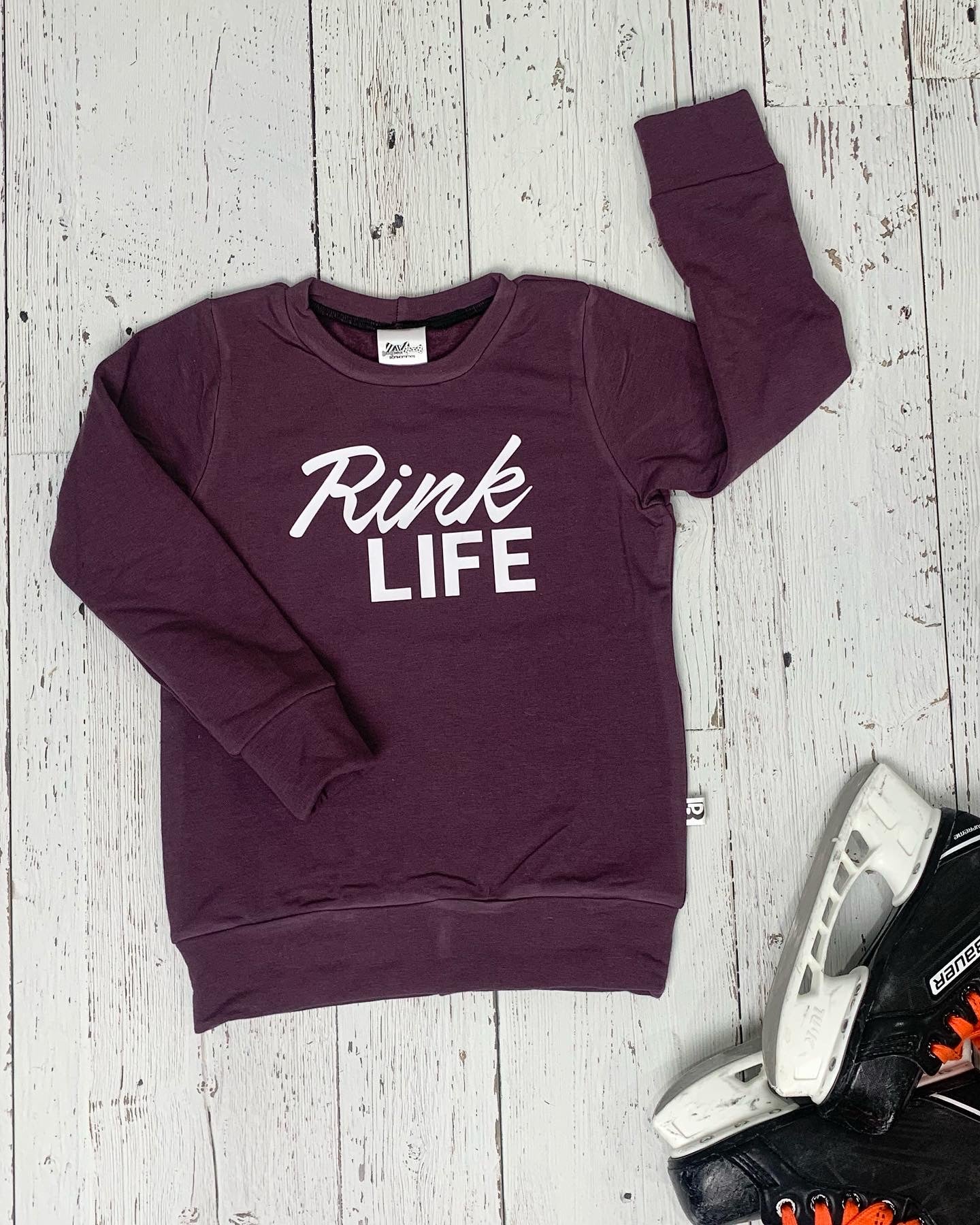 Bamboo Unisex Pullover Sweater - Rink Life