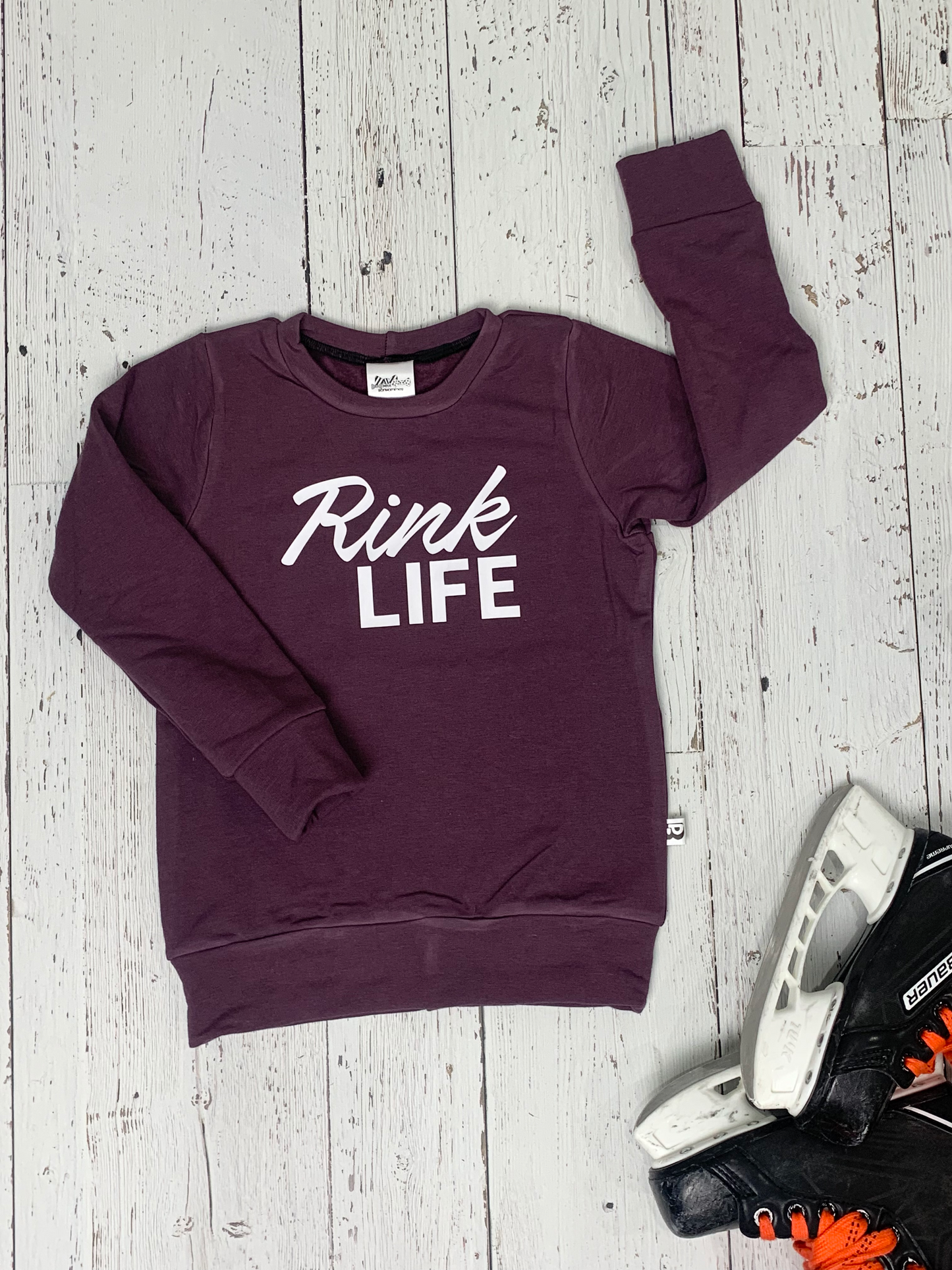 Bamboo Unisex Pullover Sweater - Rink Life